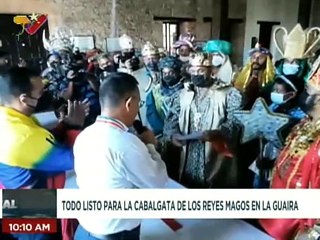 Reyes Magos de La Guaira realizan primera cabalgata tras su declaración como Bien Cultural