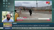 teleSUR Noticias 11:30 06-01: Peruanos protestan contra el gobierno
