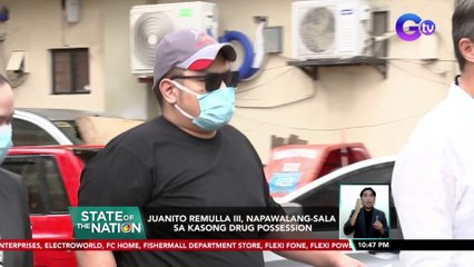 Juanito Remulla III, napawalang-sala sa kasong drug possession | SONA