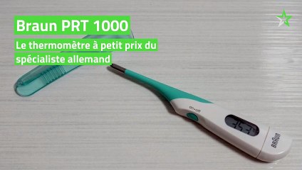 Test Braun PRT 2000 : un thermomètre électronique classique adapté aux bébés
