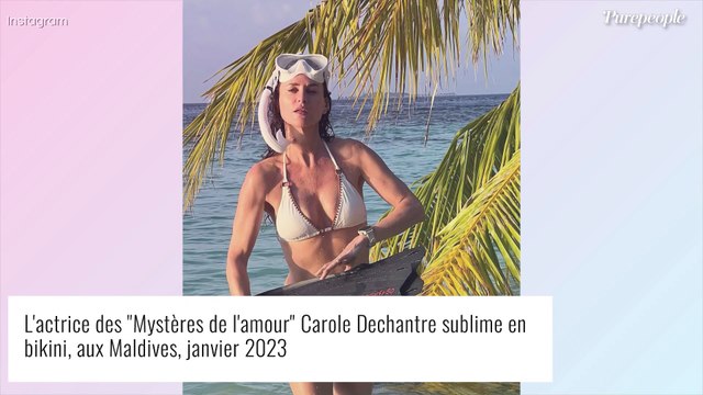Carole Dechantre (Les Mystères de l'amour) divine en bikini aux Maldives : un détail inquiète suite à son cancer