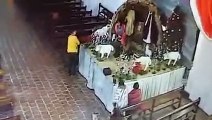 Vídeo: Hurtan imagen de Niño Jesús y no fue por tradición