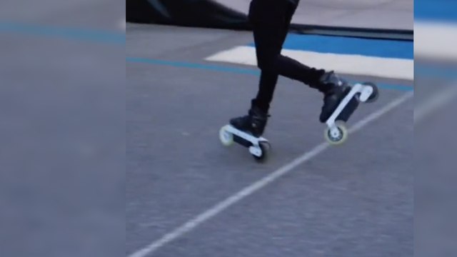 «On veut les remettre à la mode » : à Las Vegas, les premiers rollers électriques sont français