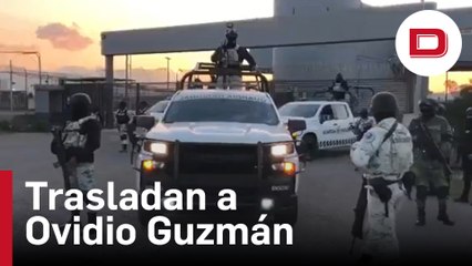 Ovidio Guzmán, el hijo del Chapo, es trasladado al penal mexicano de donde se fugó su padre