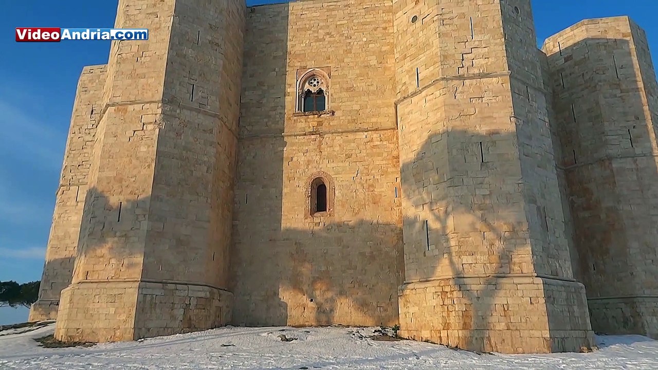 Neve a Castel del Monte (Andria) - gennaio 2015