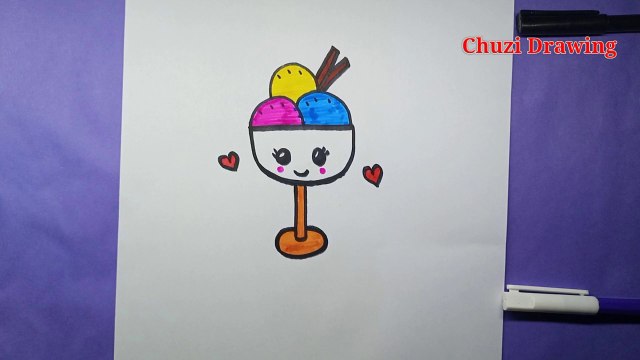 Cute Ice Cream Drawings You Have to Try! || Chuzi Drawing - video  Dailymotion