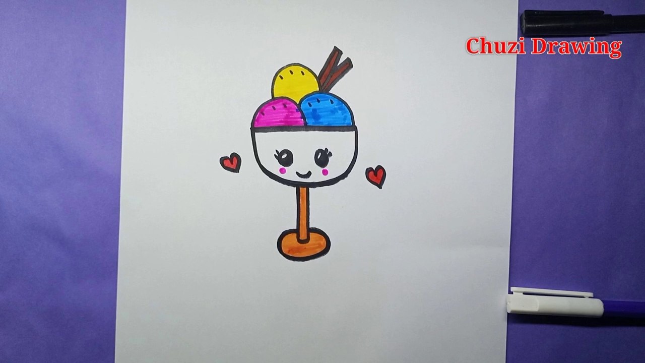 Cute Ice Cream Drawings You Have to Try! || Chuzi Drawing