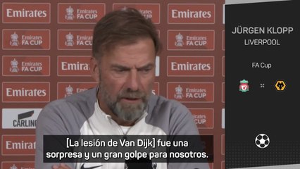 KLOPP: "El DIAGNÓSTICO de VAN DIJK es muy DURO, hablamos de más de un MES"