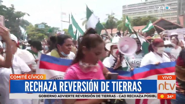 Comité Cívico rechaza reversión de tierras anunciado por el Gobierno
