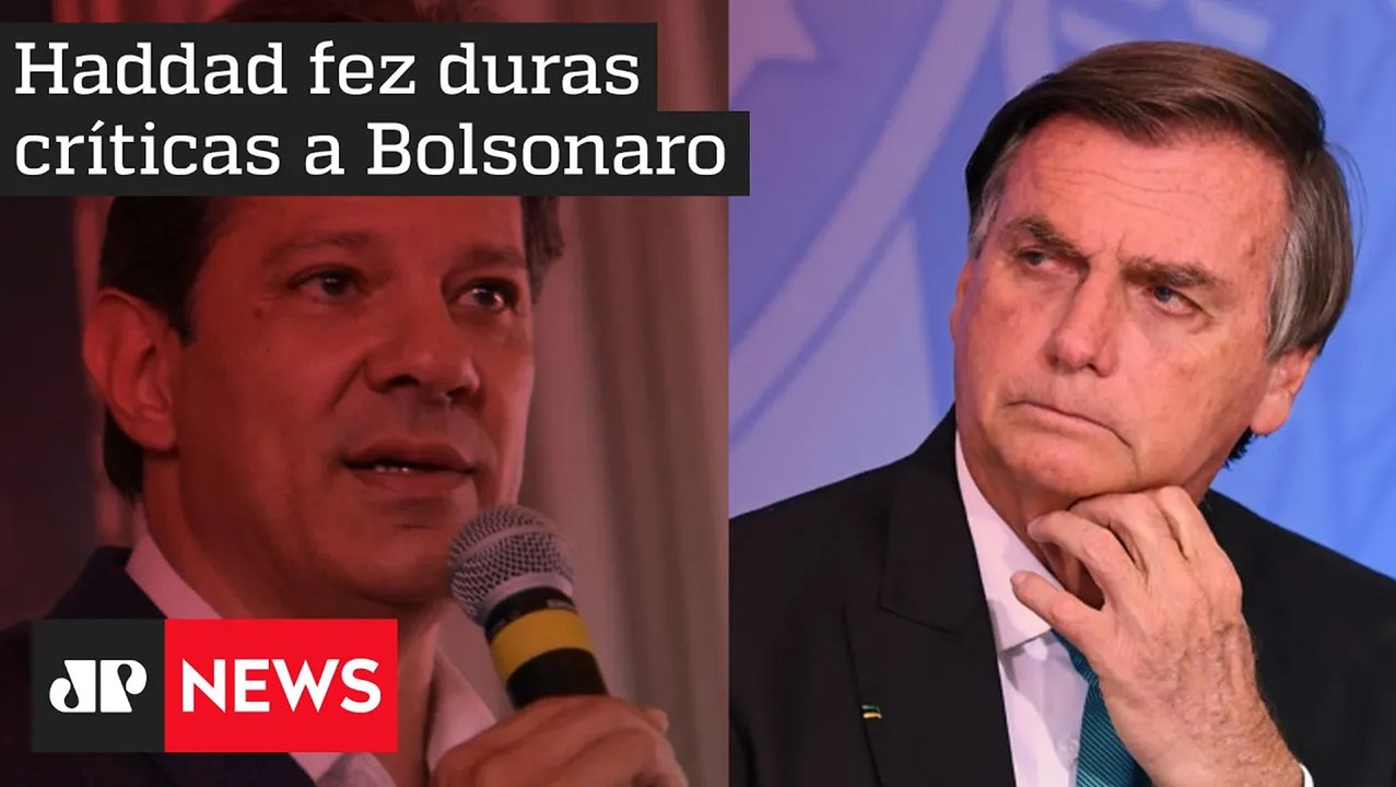 Haddad: “Bolsonaro vive de assombração, sendo a própria assombração; é um canalha"