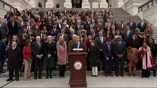 Jan 6: House members and police officers' families gather to remember victims two years on