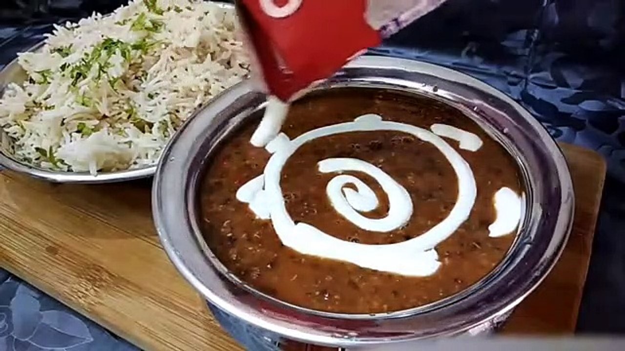 Dal Makhani Indian Style & Creamy Black Lentils  Recipe  _  my mother delicious recipe_Full-HD
