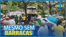 Bolsonaristas seguem manifestação na Av. Raja Gabaglia
