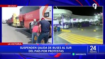 Gremios de transporte pierden hasta S/ 50 millones al día debido a protestas