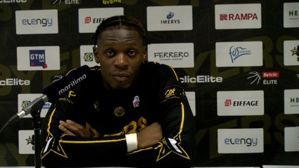 Au micro maritima: Dylan Affo Mama après la défaite de Fos Provence Basket contre Paris