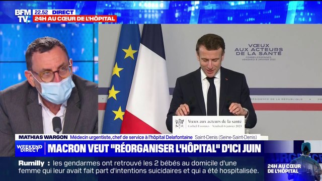 Vœux d'Emmanuel Macron à la santé: pour Mathias Wargon, il n'y a pas beaucoup de choses concrètes