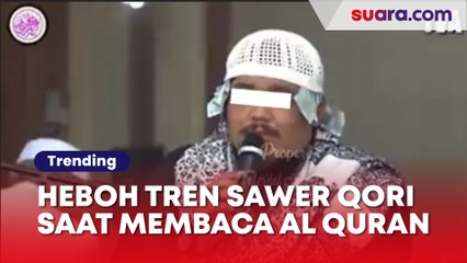 Heboh Tren Sawer Qori saat Lantunkan Ayat Al Quran, Cuma Bisa Pasrah Ditertawakan Jemaah