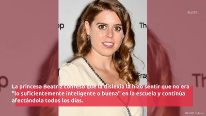 Desde los siete años: la batalla de la princesa Beatrice con la dislexia