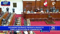 Congresista Alejandro Muñante presenta proyecto para la reelección de parlamentarios