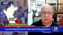 Fernando Tuesta propone aumentar número de curules en el Congreso