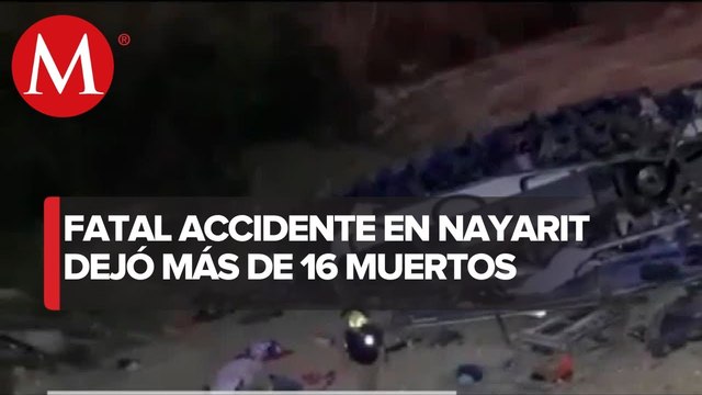 El conductor manejaba a exceso de velocidad; asegura víctima de accidente carretero en Nayarit
