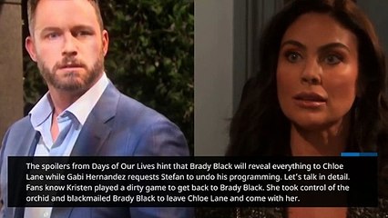 Tải video: Days of Our Lives Spoilers_ Brady Comes Clean to Chloe about Reason for Dumping