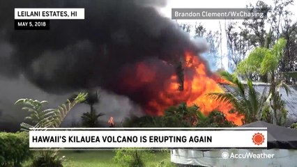 One of the world's most active volcanoes is erupting again