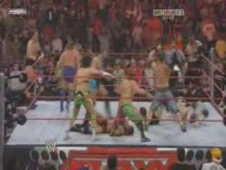 John Cena & Randy Orton vs. Raw Roster part 2 of 2