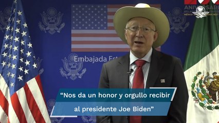 Ken Salazar manda mensaje previo a la visita de Joe Biden a México