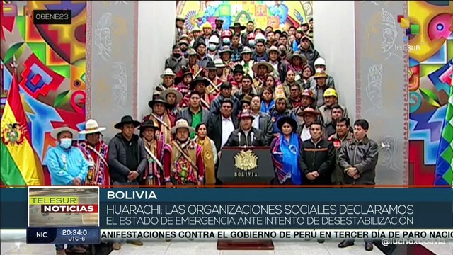 teleSUR Noticias 22:30 06-01: Represión policial deja varios manifestantes heridos en Puno, Perú