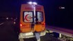 Kuzey Marmara Otoyolu'nda alkollü sürücü seyir halindeki otomobile arkadan çarptı: 6 yaralı