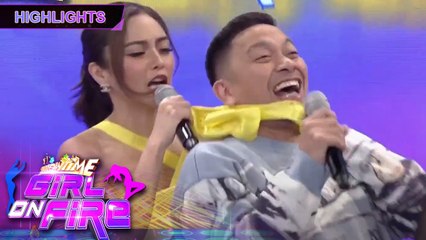 Kim jokingly chokes Jhong | Girl On Fire