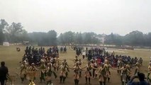 छात्राओं ने नृत्य की प्रस्तुति देकर मोहा मन, ग्राउंड पर उमड़े लोग