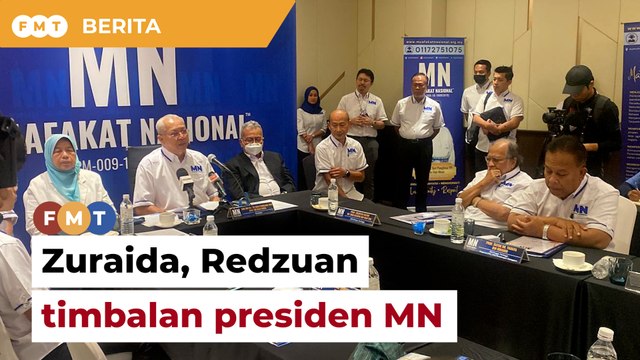 Zuraida, Redzuan dilantik timbalan presiden Muafakat Nasional