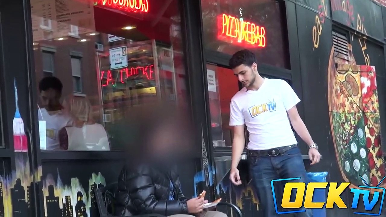 Asking Strangers For Food VS Asking The Homeless For Food! (Social Experiment)