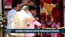 Ketua Umum Gerindra Prabowo Subianto Resmikan Kantor Pemenangan Presiden Partai Gerindra