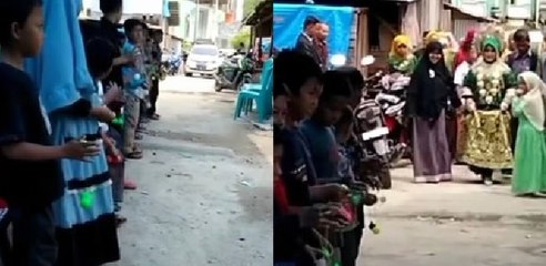 Momen Pernikahan yang Diiringi Suara Lato-Lato #Shorts