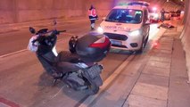 Beyoğlu'nda, Hasköy-Kasımpaşa tünelinde meydana gelen kazada motosiklet sürücüsü hayatını kaybetti