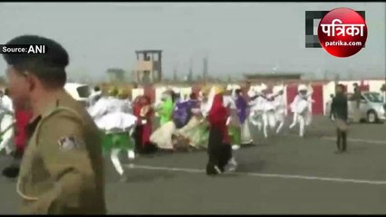 सूरीनाम राष्ट्रपति चंद्रिकाप्रसाद संतोखी का जामनगर में रंगारंग स्वागत