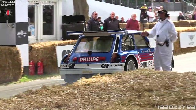 Renault 5 Turbo Superproduction Race Car Accelerations- Turbo Noises - Engine Sound-