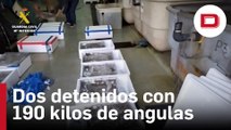 Dos detenidos con más de 190 kilos de angulas en el puerto de Algeciras