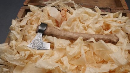 How To Restore A Rusty Axe Into A Viking Hatchet | Restoration Project