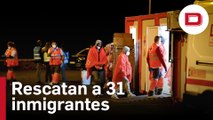 Rescatada una embarcación con 31 inmigrantes en la costa de Lanzarote