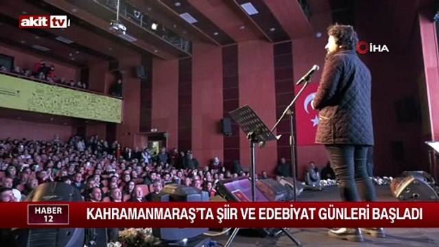 Kahramanmaraş'ta şiir ve edebiyat günleri başladı