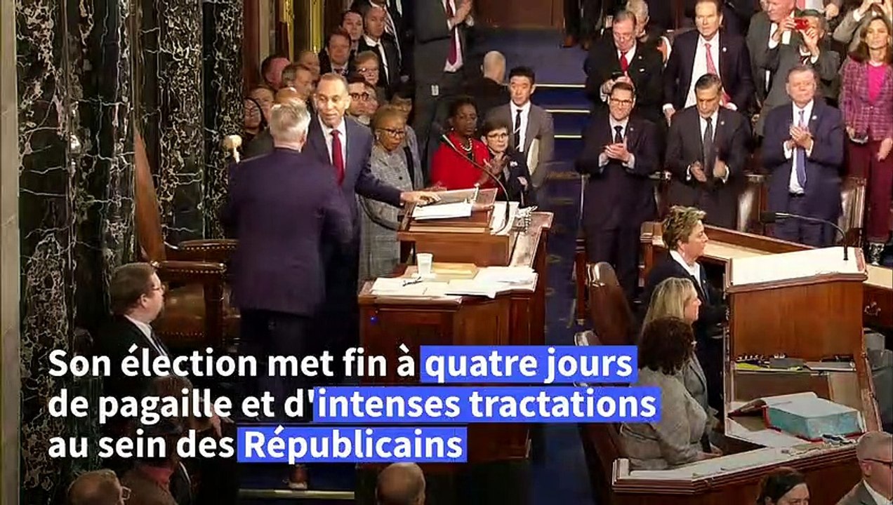 Kevin McCarthy élu président de la Chambre américaine des représentants