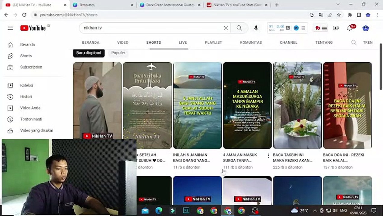 PENGHASILAN 83 JUTA _ BULAN DARI IDE KONTEN DAKWAH ISLAM _ CARA MENGHASILKAN UANG DARI INTERNET