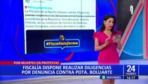 Fiscalía dispuso realizar diligencias respecto a denuncias contra la presidenta Dina Boluarte