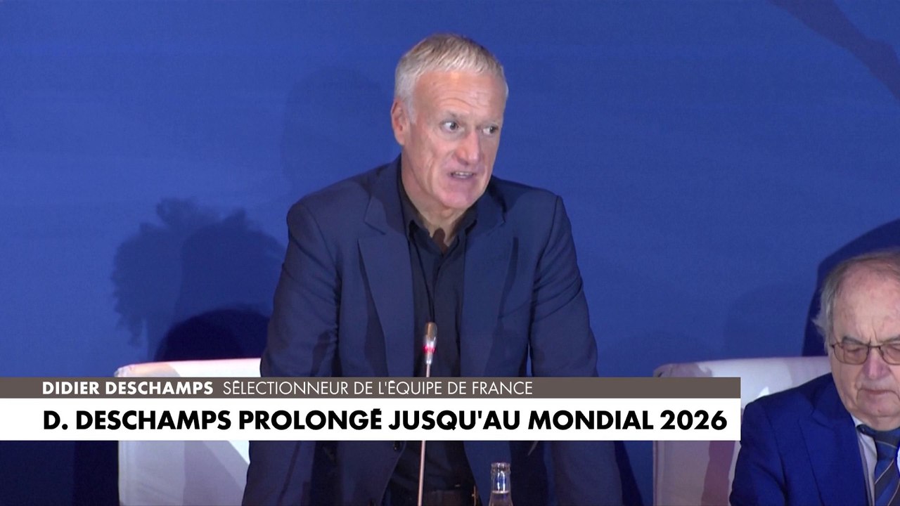 Didier Deschamps prolongé jusqu'au mondial 2026