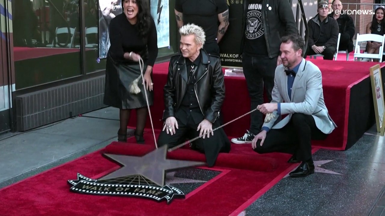 Billy Idol feiert seinen Stern auf dem 'Walk of Fame'