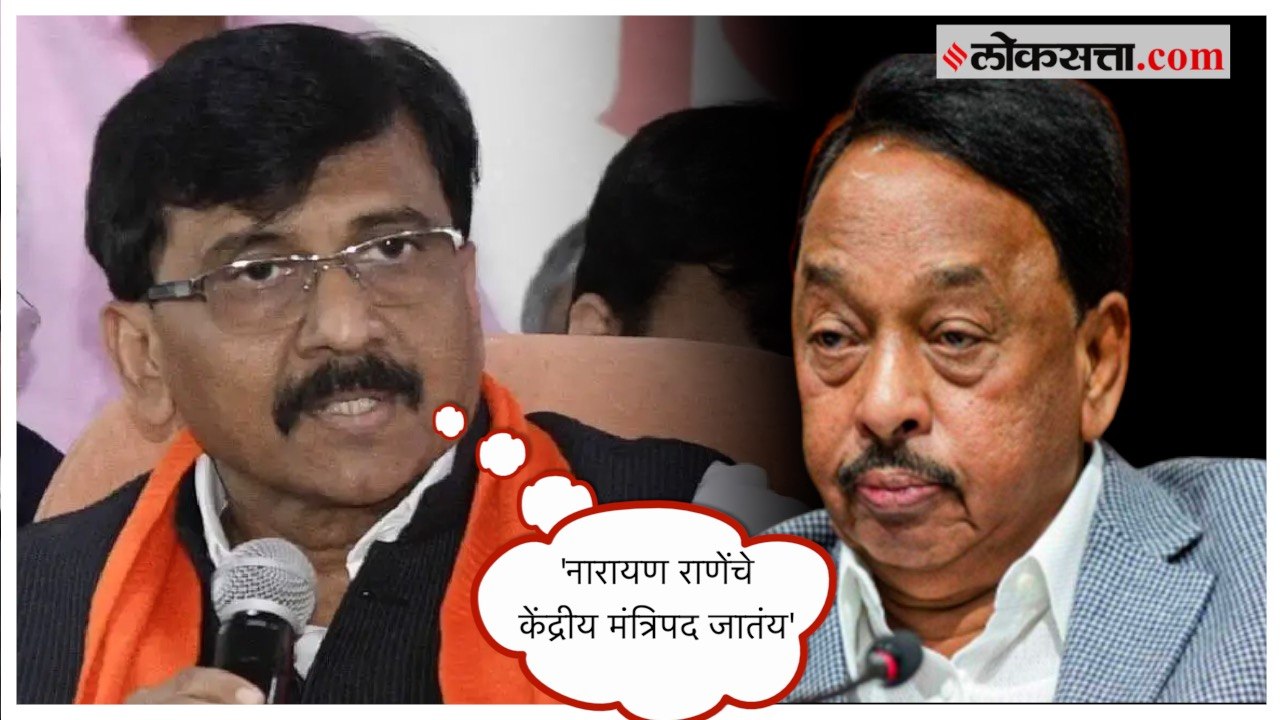 Sanjay Raut on Narayan Rane: 'तू कधी कानफटात खा...